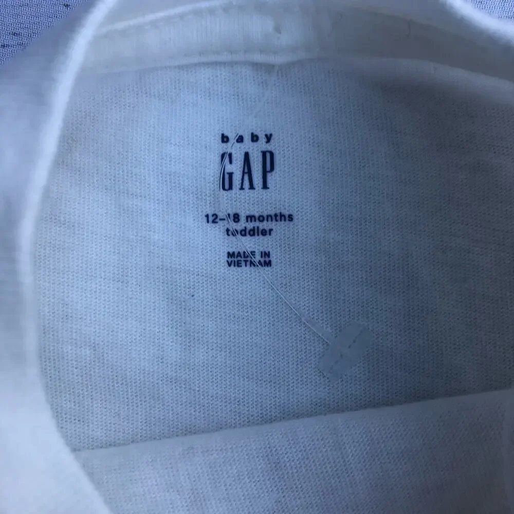 Baby Gap Graphic Short Sleeve Tee Sz 12-18 M